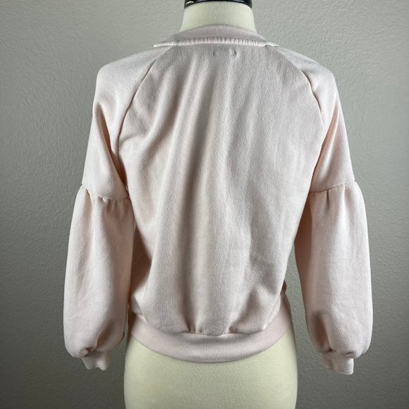 Aerie Light Pink Balloon Sleeves Sweater -XXS - Picture 3 of 4
